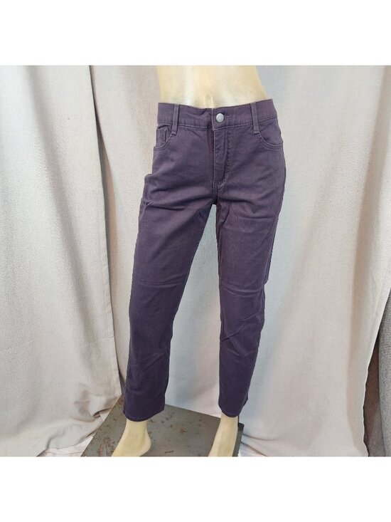 Bandolino Pants - Bandolino Amy Purple Cotton Mid Rise Slim Fit Jeans Size 6 SMALL 28 W x 28 I